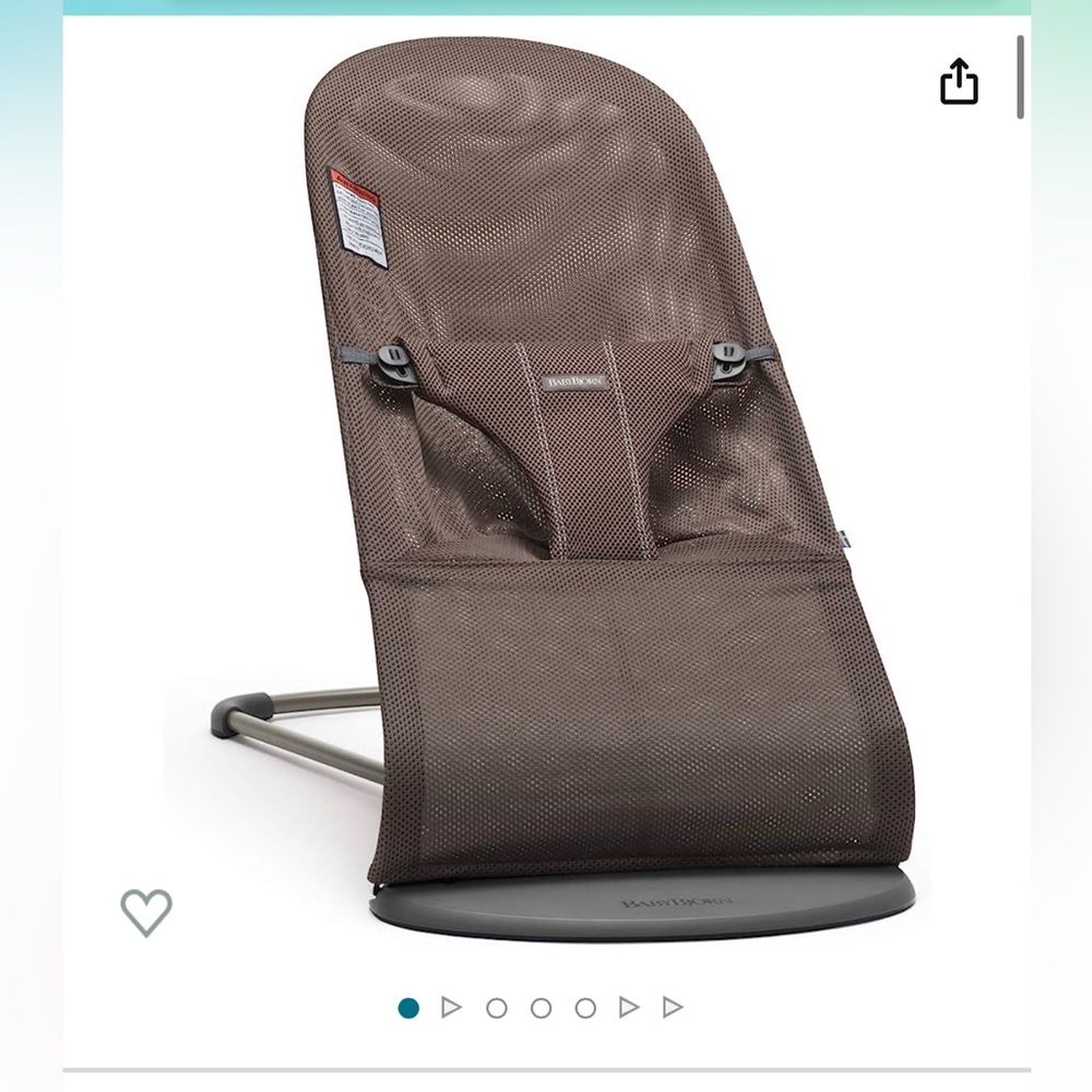 BABYBJÖRN Bouncer Bliss, Mesh, Cocoa